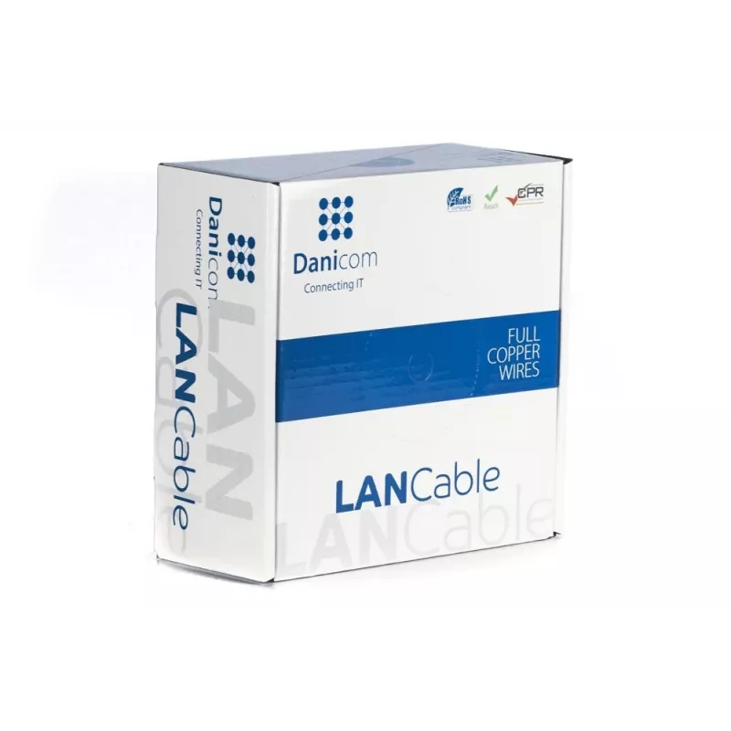 DSIT DANICOM CAT6A UTP 50m Outdoor Solid Conductor PE Cable (Fca) - Must