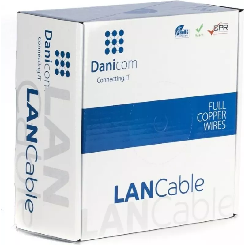DSIT DANICOM CAT6A UTP 50m Outdoor Solid Conductor PE Cable (Fca) - Must