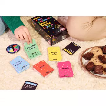 Just Play Let's Get Deep – Ultimate kohtinguõhtu mäng, 400 vestluskaarti paaridele, 3 taset: jäämurdja, sügav, sügavam, 2+ mängijat, vanusele 17+