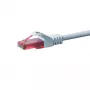 DSIT CAT6 U/UTP võrgukaabel, 15 m, valge, 100% vask (DC-62-150)