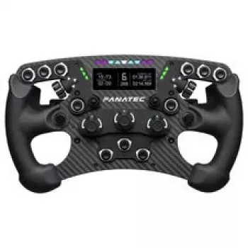 Fanatec ClubSport Formula V3 rool, 290mm, 2.7 inch OLED-ekraan, RGB RevLED-id, magnetilised käiguvahetajad, süsinikkiud, Alcantara, must