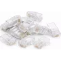 DSIT DANICOM UTP RJ45 CAT6 läbiviiguga võrgupistik paindlike kaablite jaoks - 10 tk (DC-RJ45-UTP6-PT-10PCE)