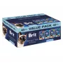 Brit Delicate Fillets kastmes täiskasvanud kassidele - 48x85g multipakk (kana, veis, kalkun, lõhe)