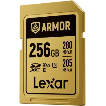 Lexar Professional ARMOR GOLD SDXC UHS-II mälukaart, 256 GB, V60 (LSDAMGL256G-RNNNG)