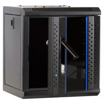 DSIT DS10-3304 10 inch 4U seinakapp serverikapp klaasuksega, 312x310x264 mm, must