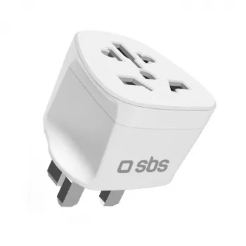 SBS universaalne reisiadapter Ühendkuningriiki - Valge