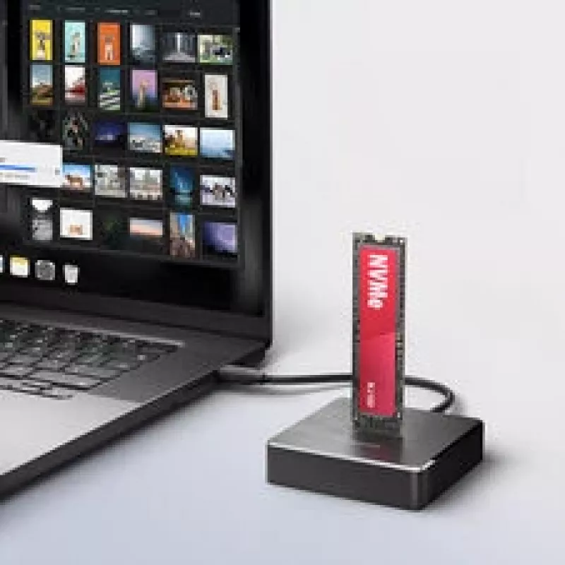 AXAGON ADSA-M2C11 USB-C 10Gbps dokkimisjaam ühele M.2 NVMe või SATA SSD-le