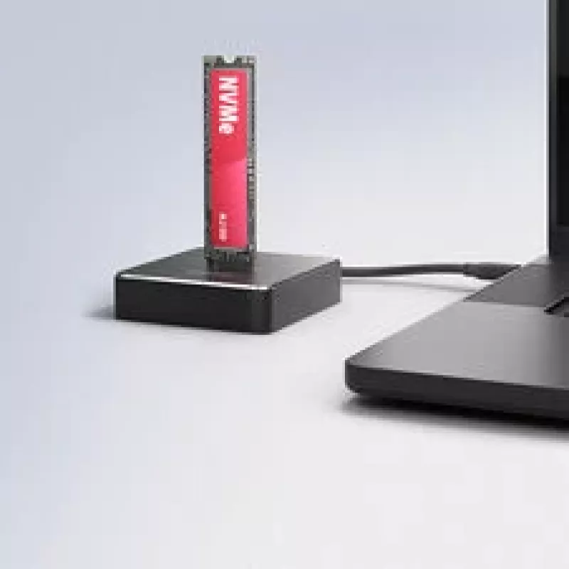 AXAGON ADSA-M2C11 USB-C 10Gbps dokkimisjaam ühele M.2 NVMe või SATA SSD-le