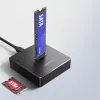 AXAGON ADSA-M2C11 USB-C 10Gbps dokkimisjaam ühele M.2 NVMe või SATA SSD-le