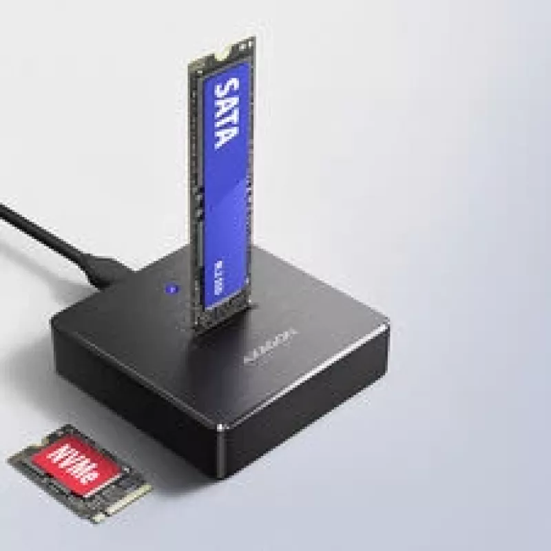 AXAGON ADSA-M2C11 USB-C 10Gbps dokkimisjaam ühele M.2 NVMe või SATA SSD-le
