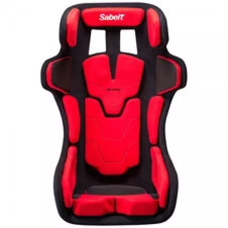 Sabelt GT PAD XL võidusõiduiste, klaaskiudkest, FIA-sertifitseeritud, modulaarne - must/punane