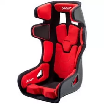 Sabelt GT PAD XL võidusõiduiste, klaaskiudkest, FIA-sertifitseeritud, modulaarne - must/punane