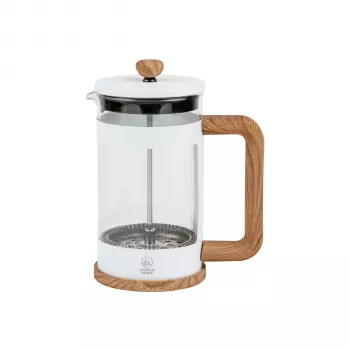 Leopold Vienna Franca Prantsuse press kohvi- ja teekann, 600 ml, valge