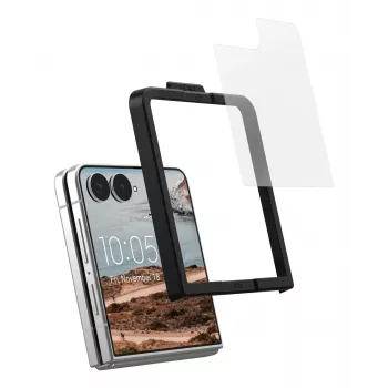 Urban Armor Gear UAG karastatud klaasist ekraanikaitse Samsung Galaxy Z Flip8 jaoks