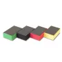 RUBI lihvimisplokk Grit 60 jäme ränikarbiidist käsilihvimisplokk plaatidele, kivile ja klaasile, 90 x 55 x 25 mm, must