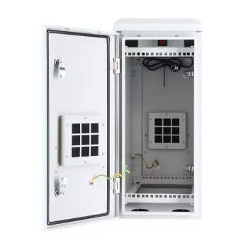 DSIT DS5606WP 6U 19-tolline välitingimustesse mõeldud seinakapp serverile IP55, vertikaalne, helehall