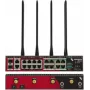 Opengear OM1304-4E 4-pordiline RS232 jadapordi moodul 4-pordilise Gigabit Ethernet lülitiga, tarkvaraliselt valitav X1/X2 viigustik