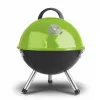 FIELDMANN FZG 1000G söegrill, 44 cm kroomitud rest, emailterasest korpus, kolmjalg-alus, eemaldatav tuhakoguja, must