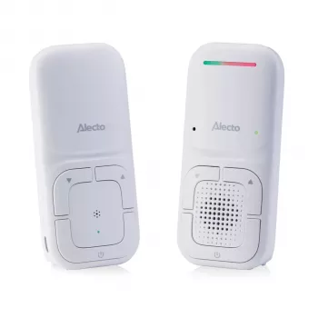 Alecto DBX130 DECT beebimonitor täis-ECO-režiimiga, kahepoolse kõnega, temperatuurianduriga, hällilaulude ja öövalgusega