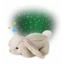 Cloud b Twilight Buddies Jänku Plüšist Öölamp Projektor Beež