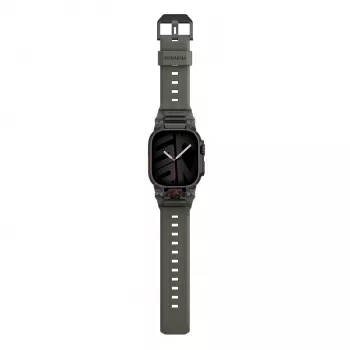 SKINARMA Talon vastupidav silikoonist kellarihm Apple Watch Ultra 49mm / 45mm / 44mm, roheline