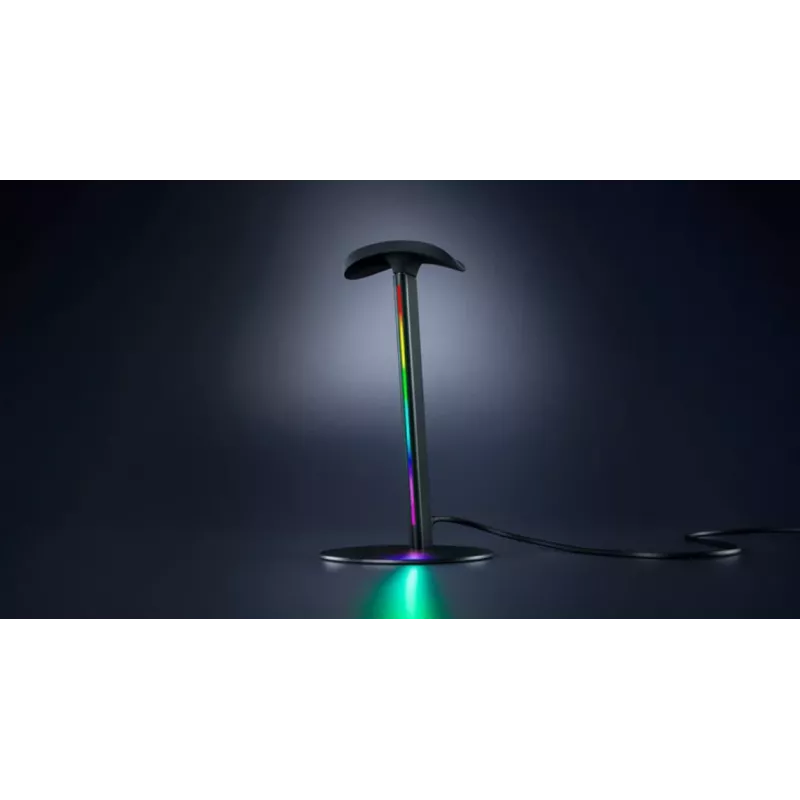 RAZER Base Station V3 Chroma RGB kõrvaklappide alus 2-pordilise USB 3.1 jaoturiga - must