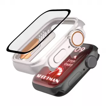 TECH-PROTECT DEFENSE360 Apple Watch 4/5/6/SE (44mm) Titaan/Oranž vastupidav korpus koos integreeritud rihmaga