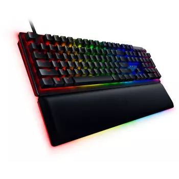 Juhtmega mängurklaviatuur Razer Huntsman V2, Analog Optical lülitid, Põhjamaade paigutus, RGB, must (RZ03-03610600-R3N1)