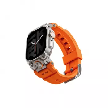 SKINARMA Talon vastupidav spordirihm Apple Watch Ultra 49mm / 45mm / 44mm / 42mm jaoks, oranž