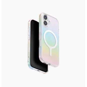 UNIQ Iridescia Magclick laadimisümbris iPhone 17 jaoks - Holo Quartz