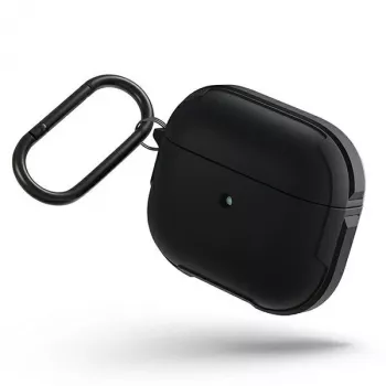 UNIQ Valencia antimikroobne ümbris Apple AirPods 3. põlvkonna jaoks - süsimust