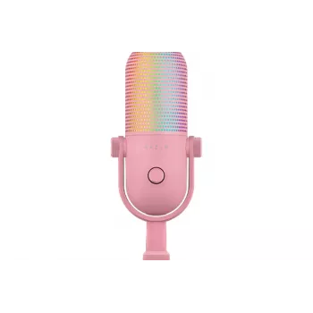 Razer Seiren V3 Chroma 32-bit DSP USB kondensaatormikrofon - Kvartsroosa