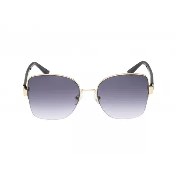 GUESS naiste GF00052-5932B kassisilma päikeseprillid, havanna raam, pruunide gradiendiklaasidega, 59mm