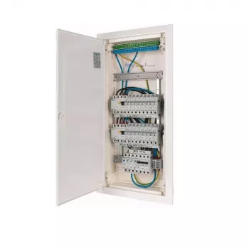 EATON KLV-PW-48-1PXL-1SPD-2PXF-16PLI 4-realine eeljuhtmestatud jaotuskilp, 48 moodulit, IP30, valge