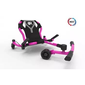 EzyRoller Spinner X Roosa 360° Pöörlev Sõiduk Mänguasi Lastele Vanuses 4-12