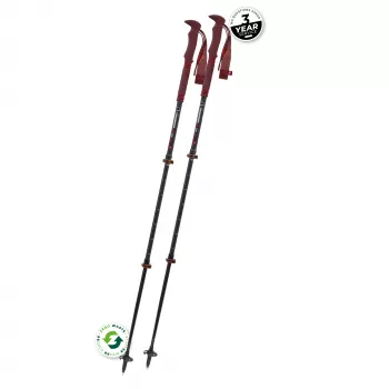 Komperdell Carbon Pro Zero Compact matkakepid - Malbec