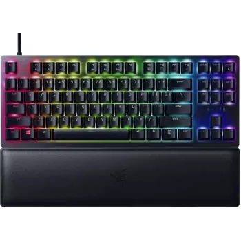 Juhtmega optiline mängurklaviatuur Razer Huntsman V2 Tenkeyless, Linear Red lülitid, Põhjamaade paigutus, RGB (RZ03-03940700-R3N1)