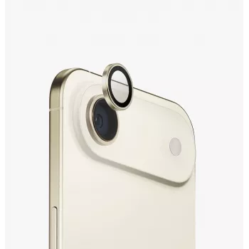 UNIQ Optix Alumiiniumist kaameraklaasi kaitse koos paigaldusabivahendiga Apple iPhone Air jaoks, kuldne