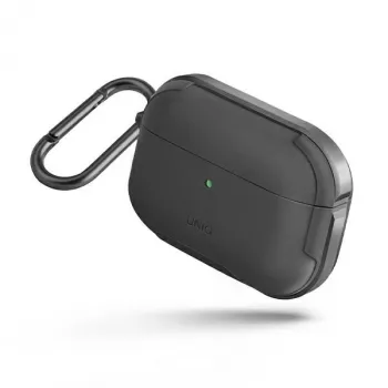 UNIQ Valencia antimikroobne ümbris AirPods Pro jaoks - Gunmetal Grey