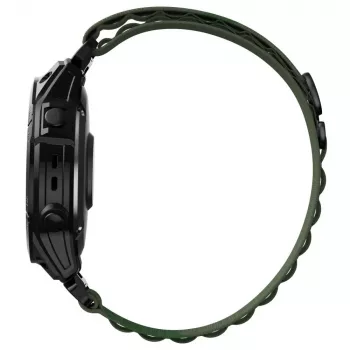 TECH-PROTECT NYLON PRO kellarihm Garmin Fenix 5 / 6 / 6 Pro / 7 jaoks, 22mm QuickFit, Military Green