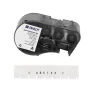 BRADY M4C-250-595-WT-BK valge polüester termosiirdeetikettide rull BMP41/BMP51/BMP53/M511 jaoks, 38,1 mm x 25,4 mm, 250 etiketti