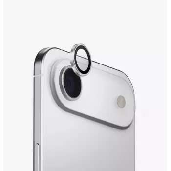 UNIQ Optix Aluminium kaamera objektiivi kaitseklaas aplikatsiooniga Apple iPhone Airile, hõbedane