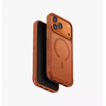 UNIQ Veren MagClick laadimisümbris iPhone 17 Pro Max jaoks, oranž