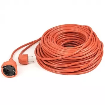 POWER PLANT, LLC 40m raskeveo pikendusjuhe 1 Schuko pistikupesaga, 3x2,5mm² kummikaabel, IP44, 16A, 230V, must