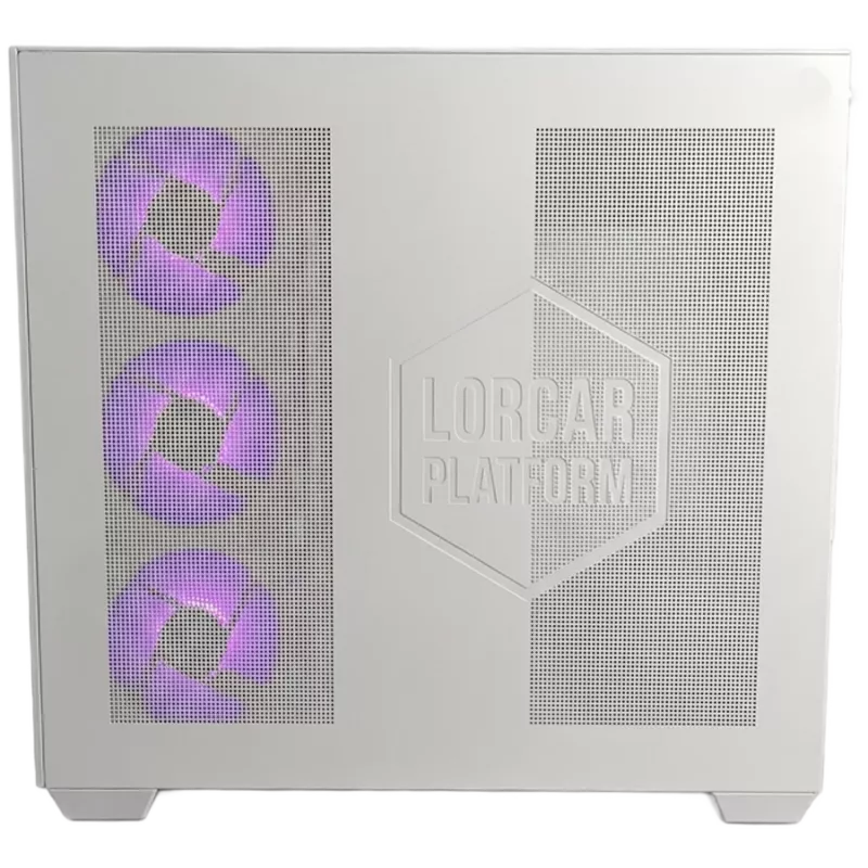 LORGAR ADVANCED A201 mänguarvuti - AMD Ryzen 5 7500F, GeForce RTX 5060 Ti 16GB, 32GB DDR5, 1TB NVMe SSD, 750W PSU, valge