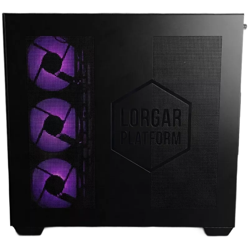 LORGAR ADVANCED A201 mänguarvuti - AMD Ryzen 5 7500F, GeForce RTX 5060 Ti 16GB, 32GB DDR5 6400MHz, 1TB NVMe SSD, 750W PSU, 240mm AIO, must