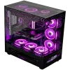 LORGAR PRO P401 mänguarvuti - AMD Ryzen 7 7800X3D, NVIDIA GeForce RTX 5070 Ti 16GB, 32GB DDR5 6400MHz, 2TB NVMe SSD, 850W PSU, 360mm AIO, must, 3-aastane garantii