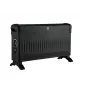 VOLTENO BASIC Konvektorkütteseade 2000W 3 kütteastmega 750W/1250W/2000W, reguleeritav termostaat, ülekuumenemiskaitse, ümberminekukaitse, põrandal seisev, must