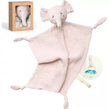 Momcozy Cottonist Elevandi Plüüšmänguasi Beebidele, Roosa