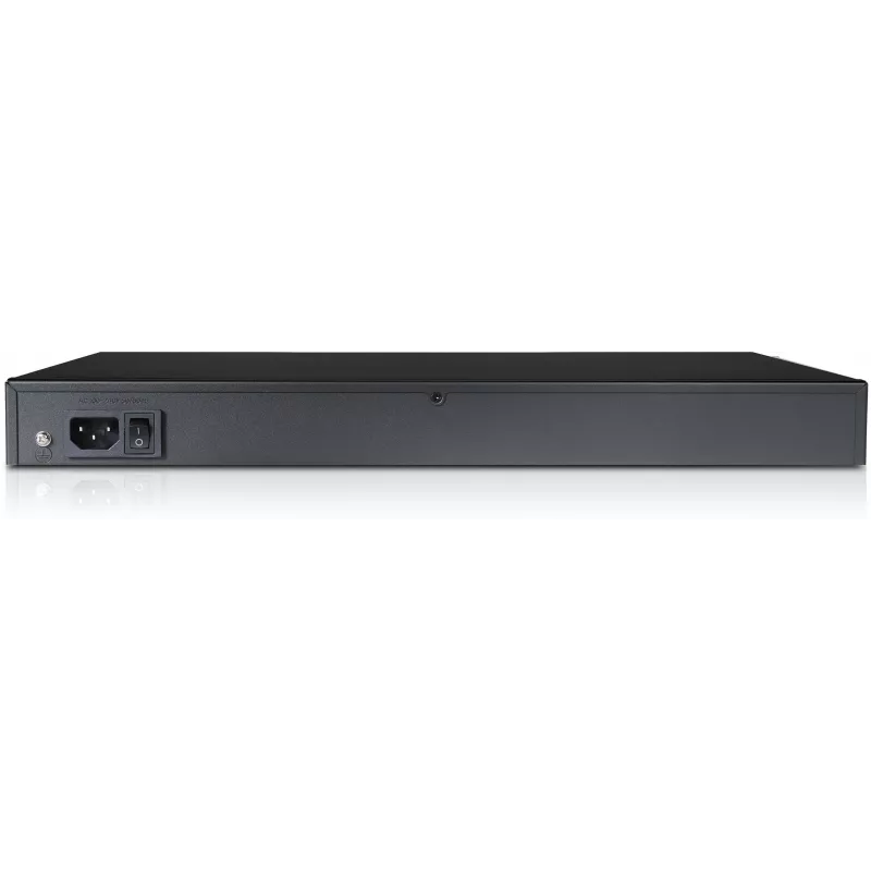 GETFORT GF-124-24PG-2S-400 24-pordiline Gigabit PoE+ lüliti 2 SFP üleslingiga, 400W eelarve, riiulisse paigaldatav